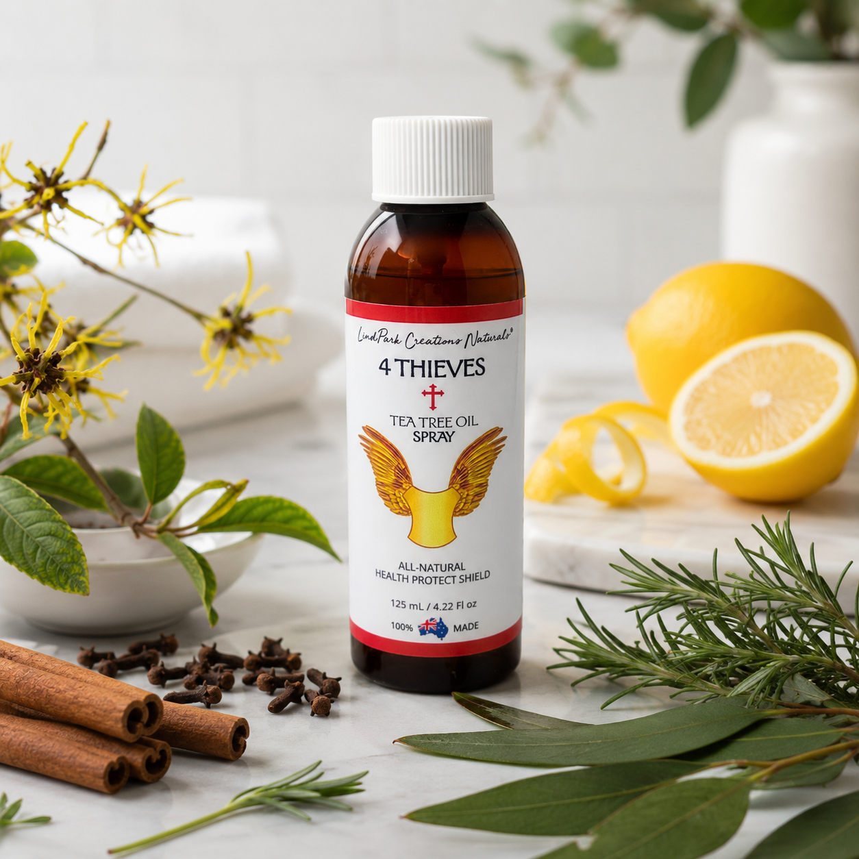 4 Thieves + Tea Tree All-Purpose Herbal Spray | LindPark - Image 2