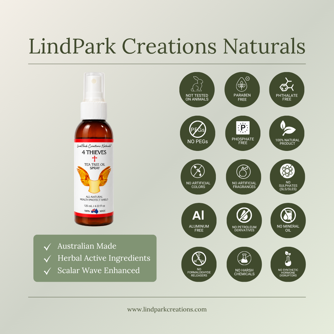 4 Thieves + Tea Tree All-Purpose Herbal Spray | LindPark - Image 5