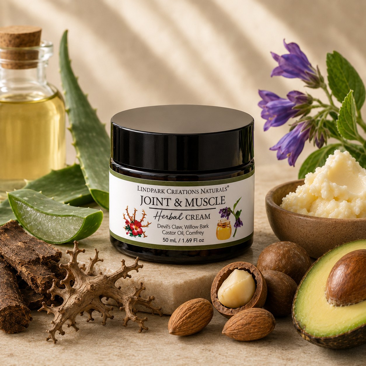 Joint & Muscle Herbal Cream (with Comfrey) - Image 2
