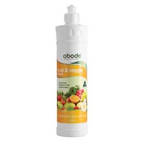 abode fruit & veggie wash 600ml