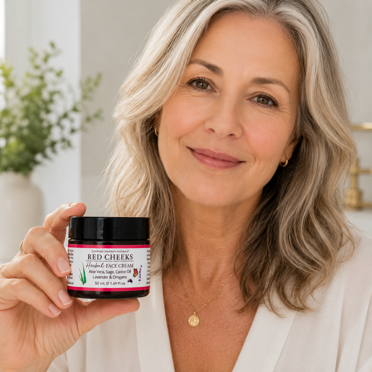 Red Cheeks Herbal Face Cream - Image 3