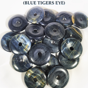 Hawks Eye (Blue Tigers Eye) EE Medallion